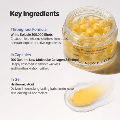 Deep Collagen Retinol Spicule Cream Glow&Rose