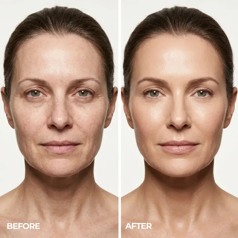 Deep Collagen Cream In Serum Glow&Rose