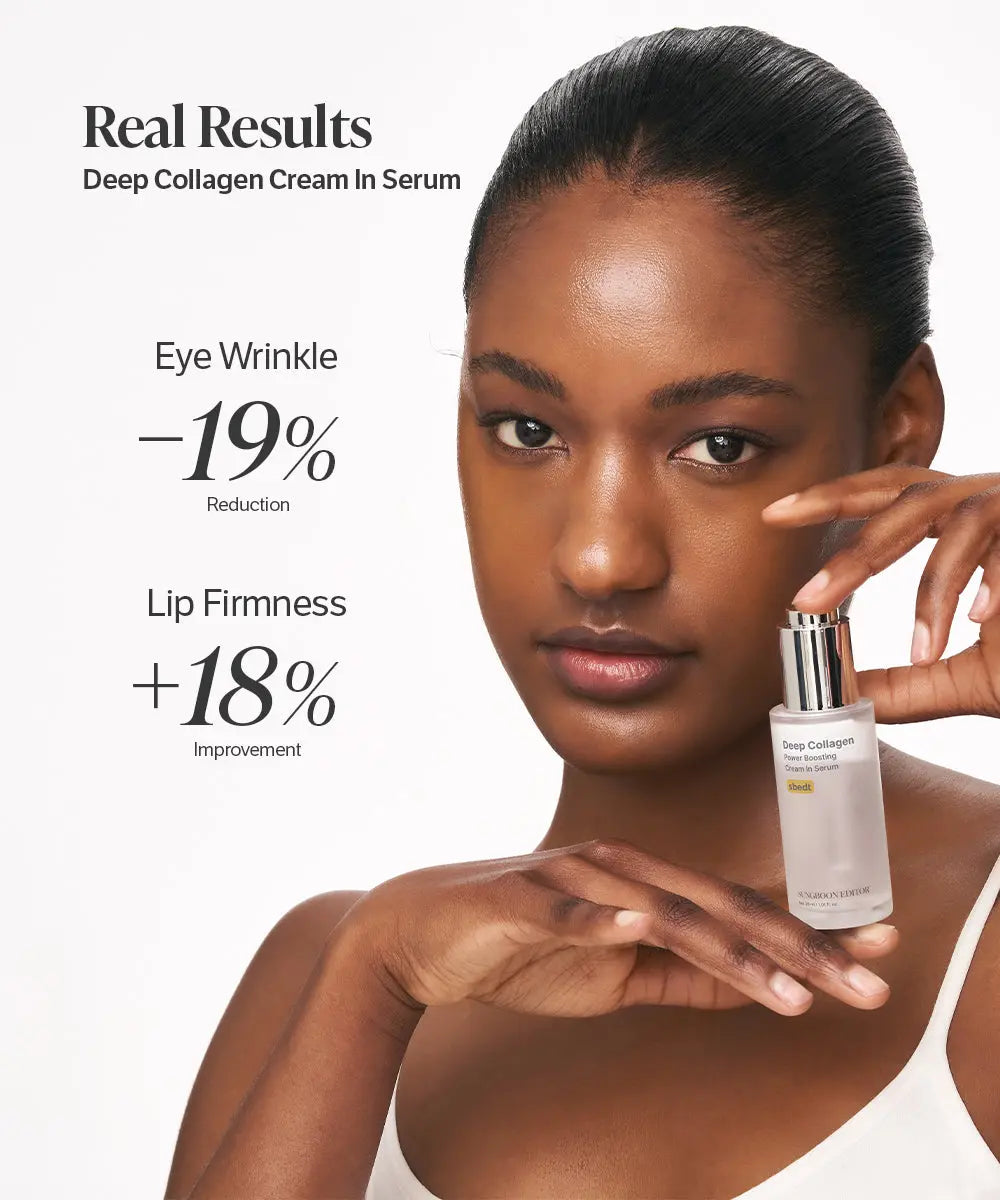Deep Collagen Cream In Serum Glow&Rose